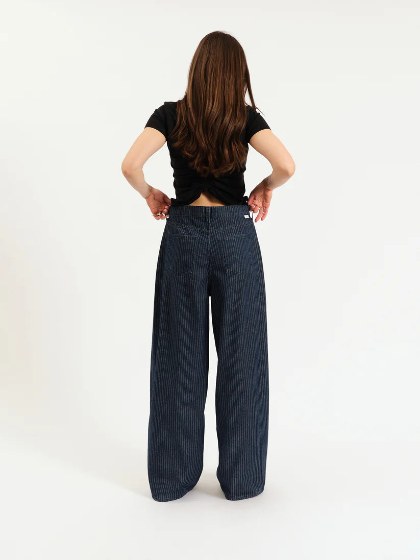 Highland Baggy Jeans- Pinstripe