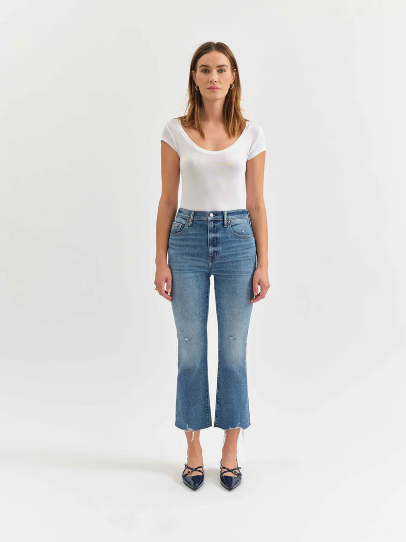 Shy Girl Crop Flare Jean-Wide Awake Vintage