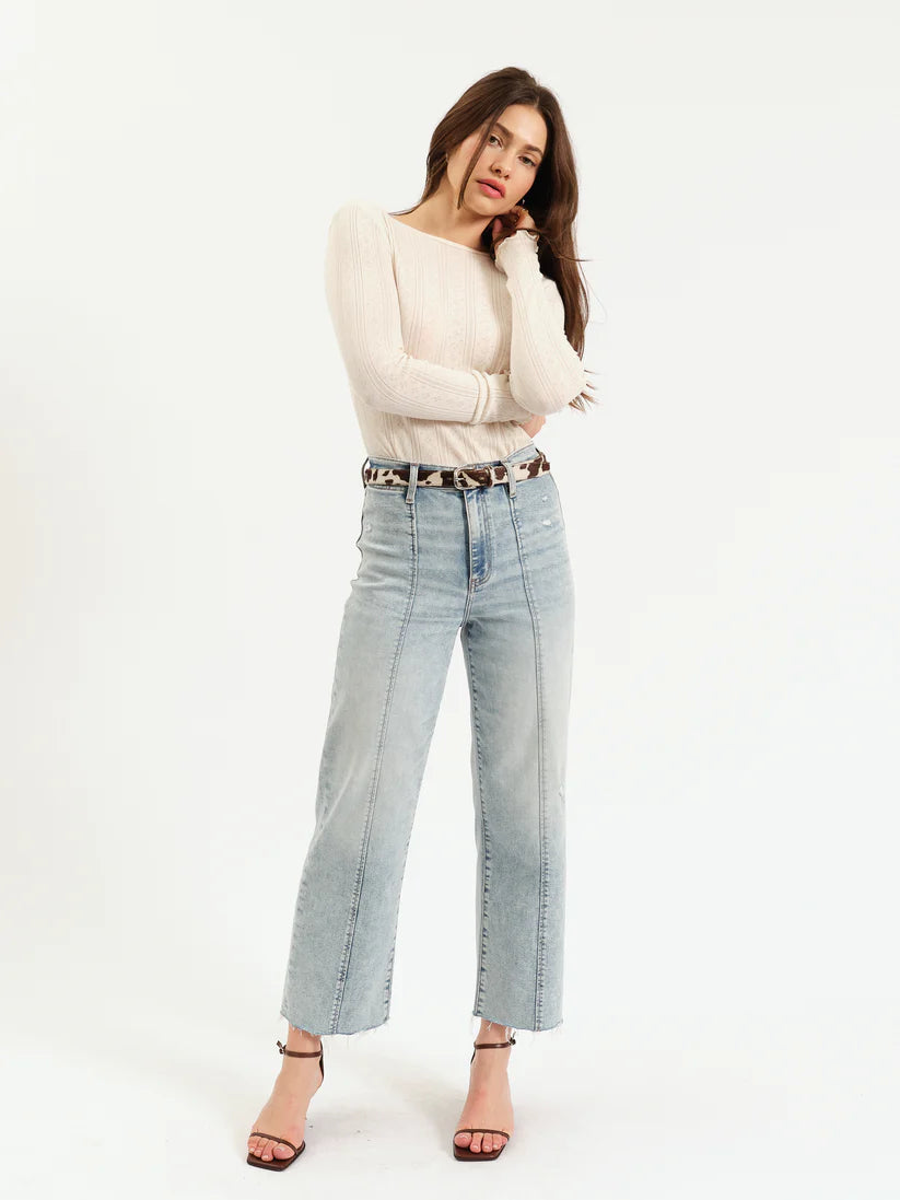 Pleaser High Rise Wide Leg- Cupid