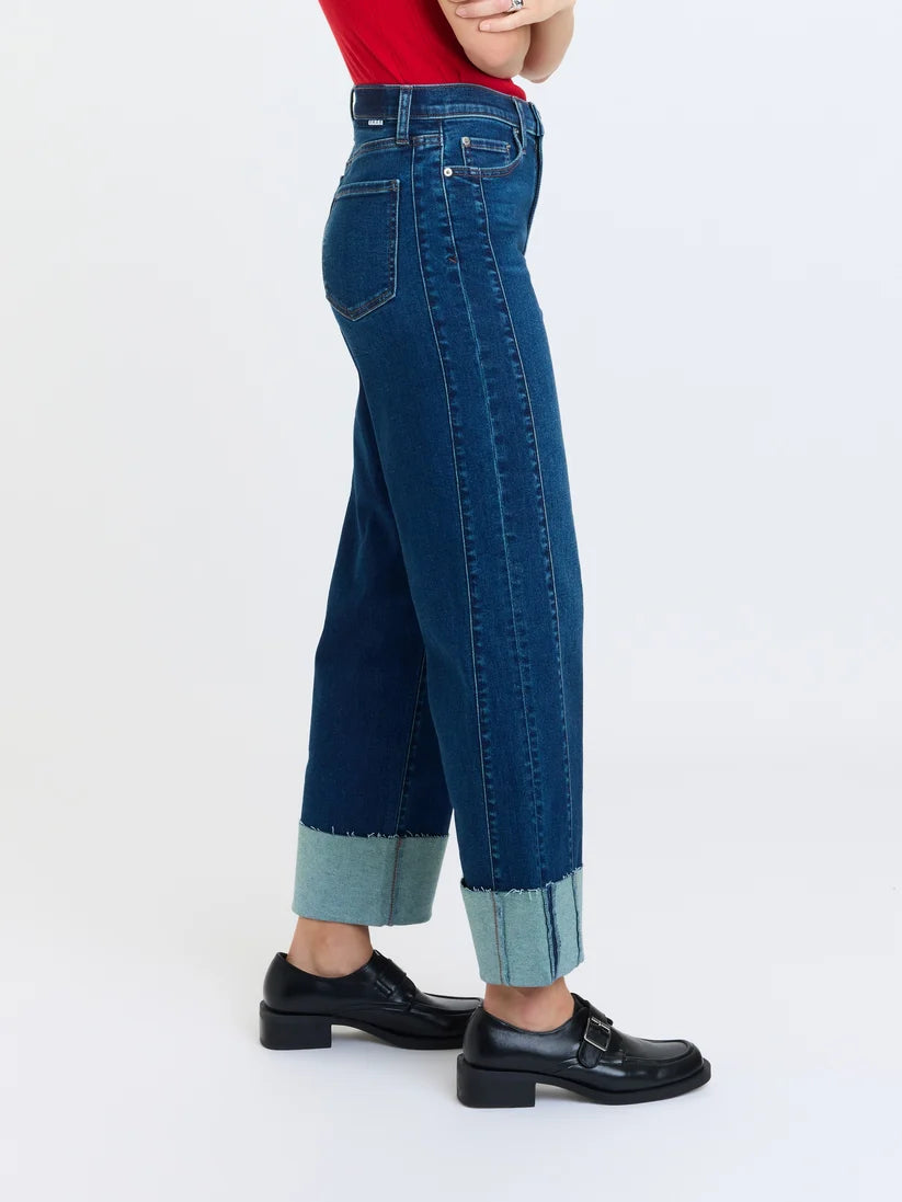 Pleaser High Rise Cuffed Jean