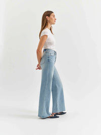 Far Out Wide Leg Jeans- Blooming Vintage