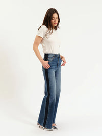 Far Out High Rise Wide Leg- Tuxedo