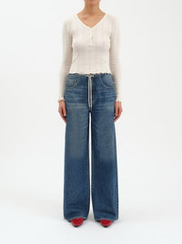 Madison Wide Leg Jean- Vintage Blue