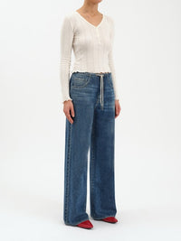 Madison Wide Leg Jean- Vintage Blue