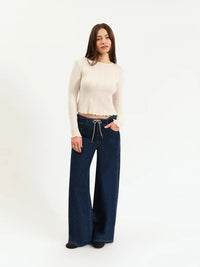 Madison Wide Leg Jeans- Moonlight