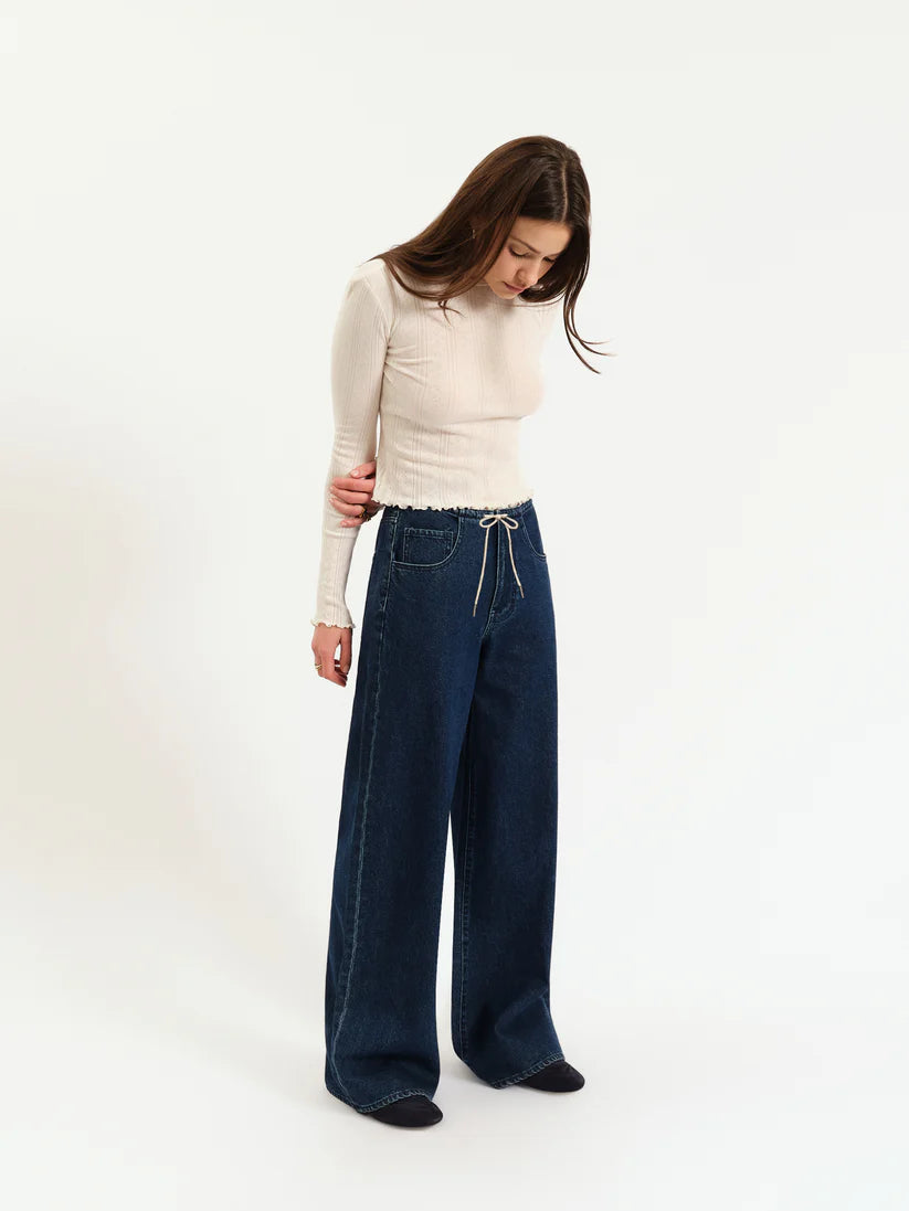Madison Wide Leg Jeans- Moonlight