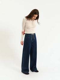 Madison Wide Leg Jeans- Moonlight