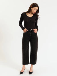 Westward Barrel Jeans-Night Life Vintage