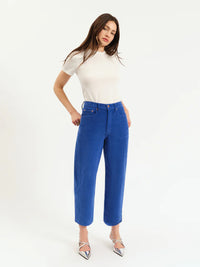 Westward Corduroy Barrel Leg Jeans