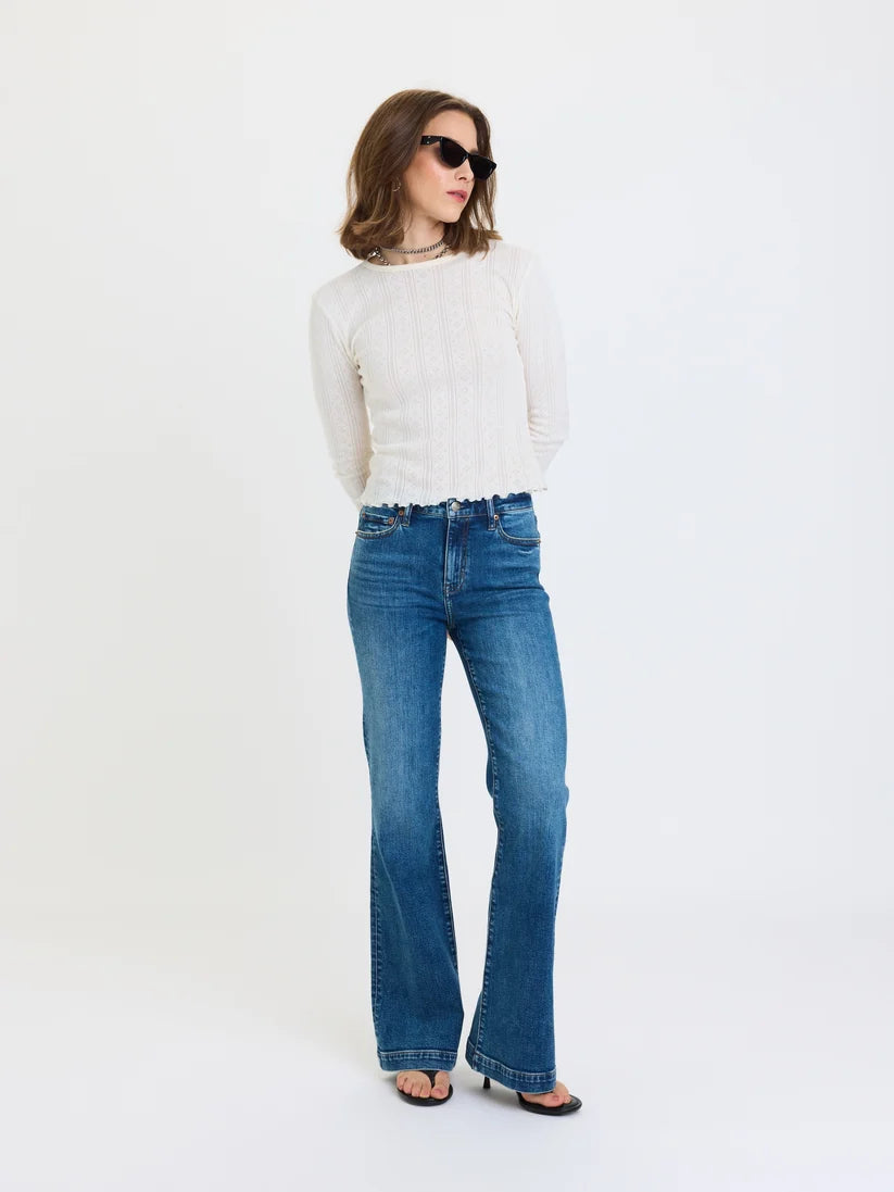 Heartbreaker Mid Rise Flare Jeans