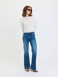 Heartbreaker Mid Rise Flare Jeans
