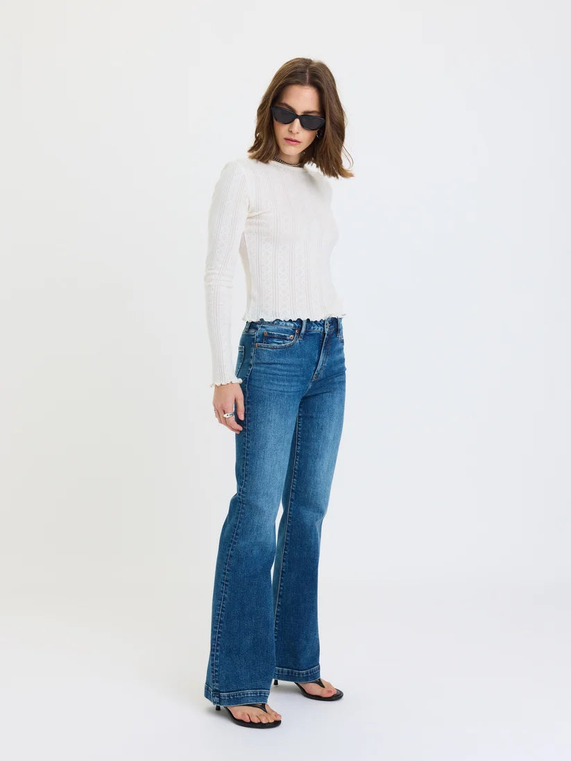 Heartbreaker Mid Rise Flare Jeans