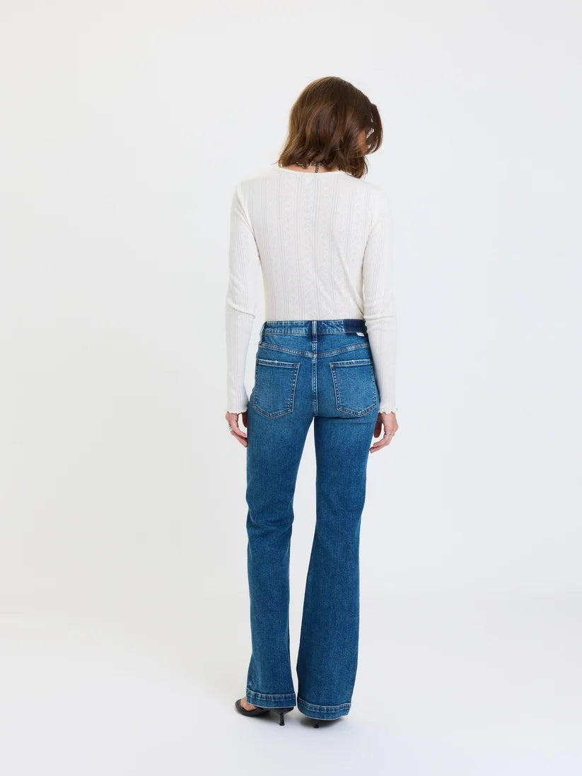 Heartbreaker Mid Rise Flare Jeans