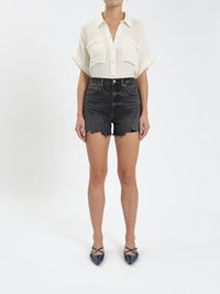 Knockout Hise Rise Shorts - Night Life Vintage