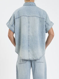 Shore Rolled Sleeve Top