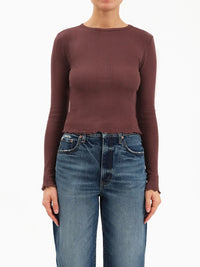 Waverly Pointelle Long Sleeve Tee