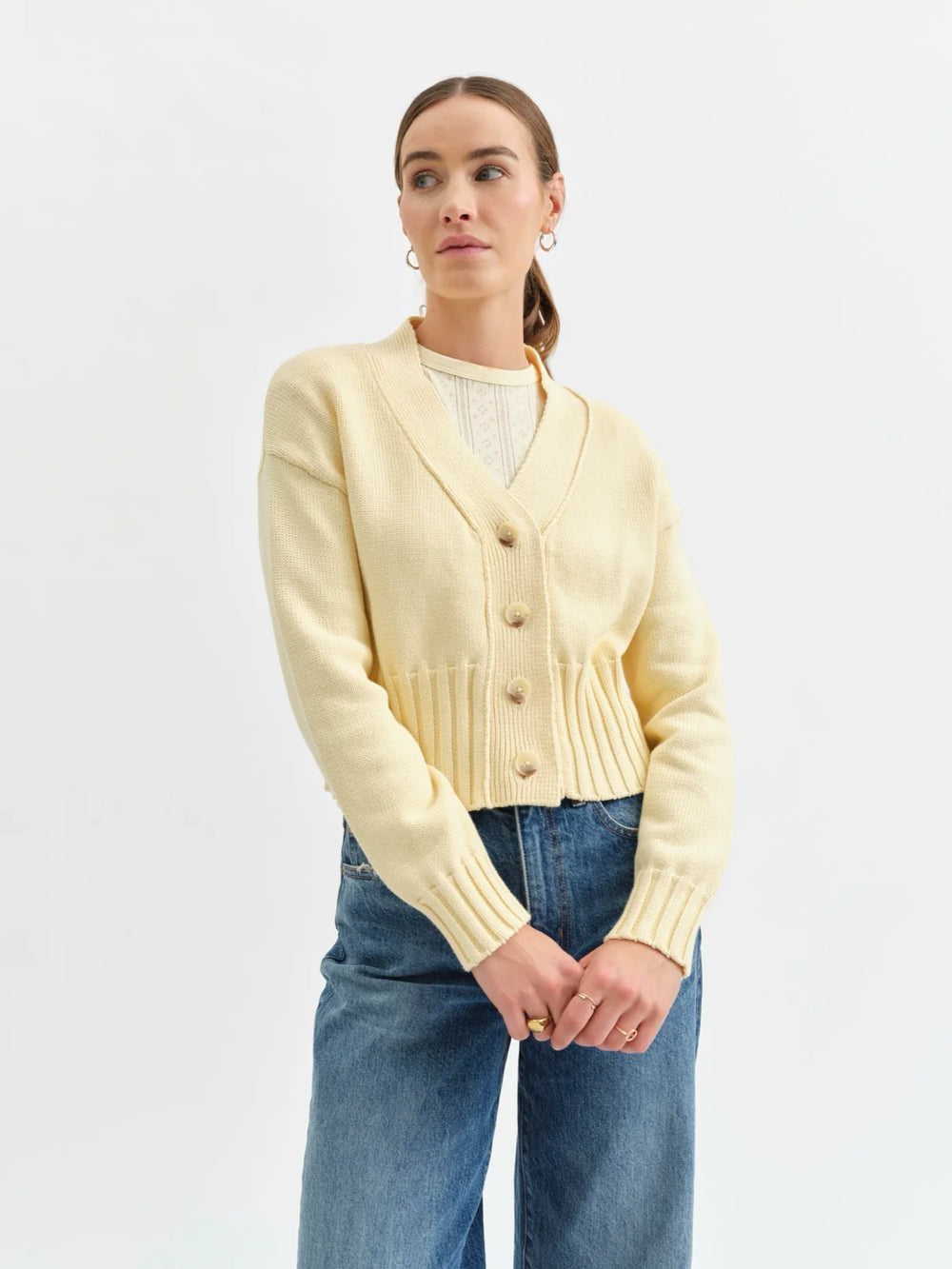 Eden Cropped Cardigan – Reverie Boutique
