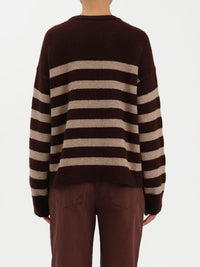 Carlyle Everyday Crewneck Sweater- Brown Oat
