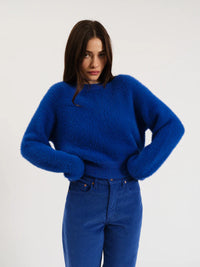 Fuzz Crewneck Sweater
