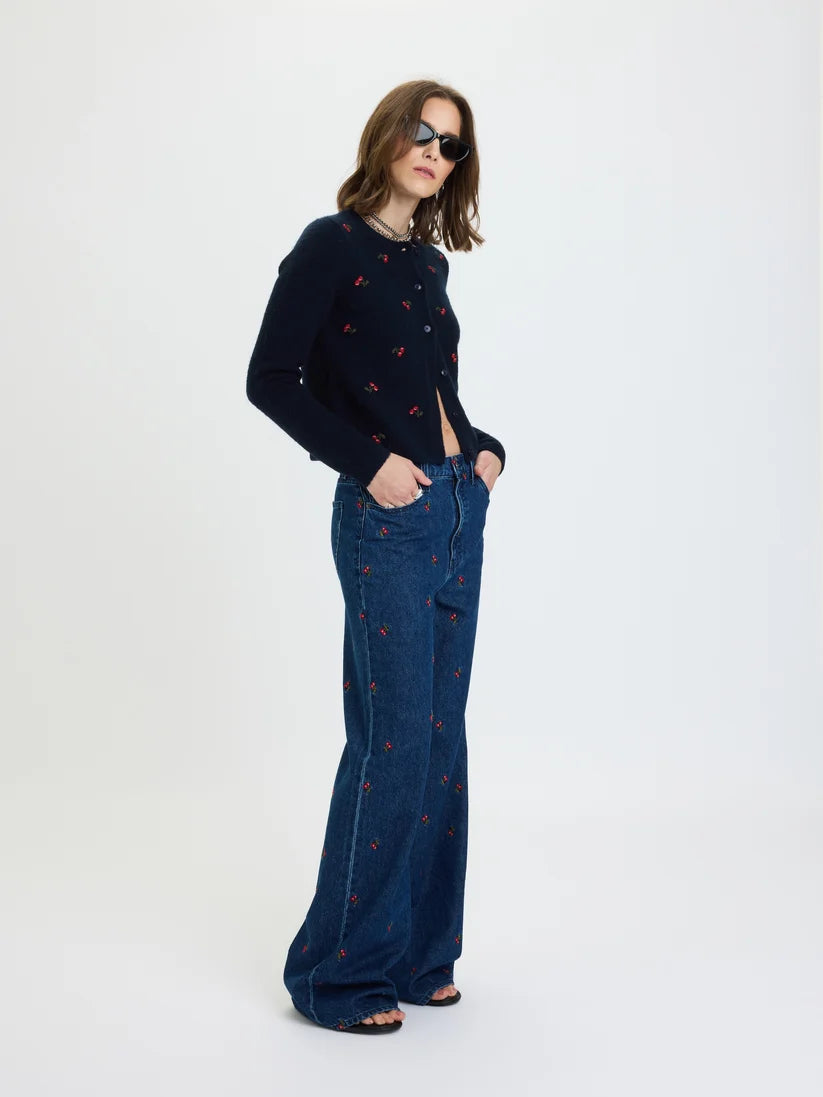 Muse Cardigan- Cherry