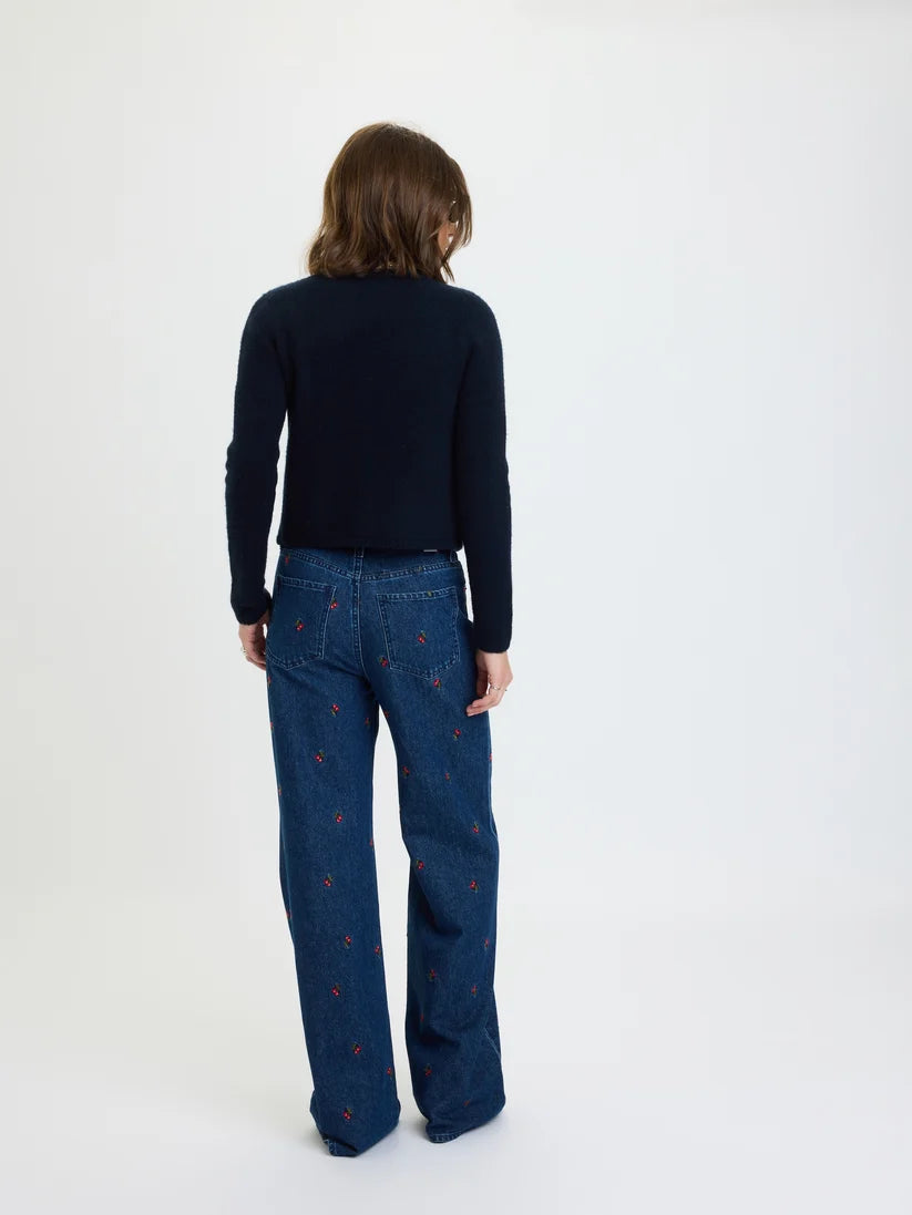 Muse Cardigan- Cherry