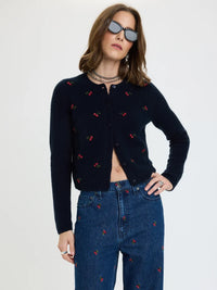 Muse Cardigan- Cherry