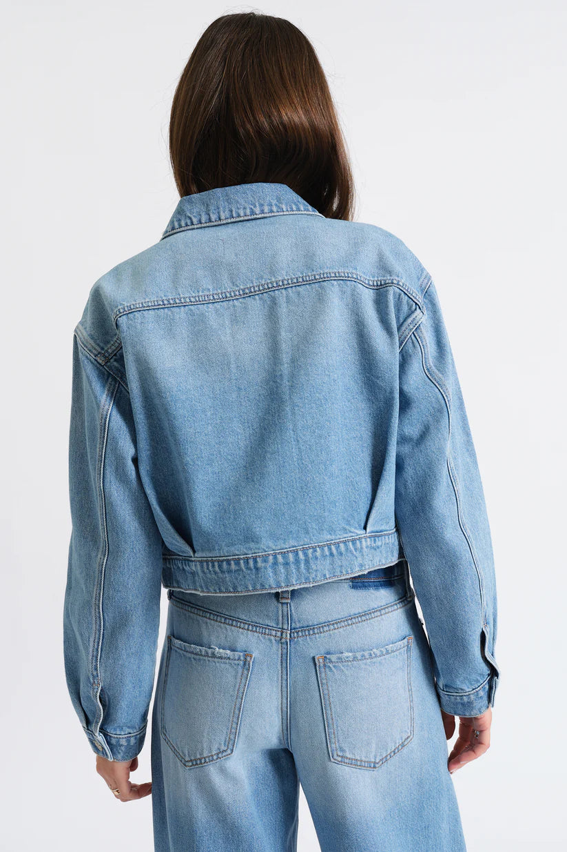 Del Mar Cropped Jean Jacket