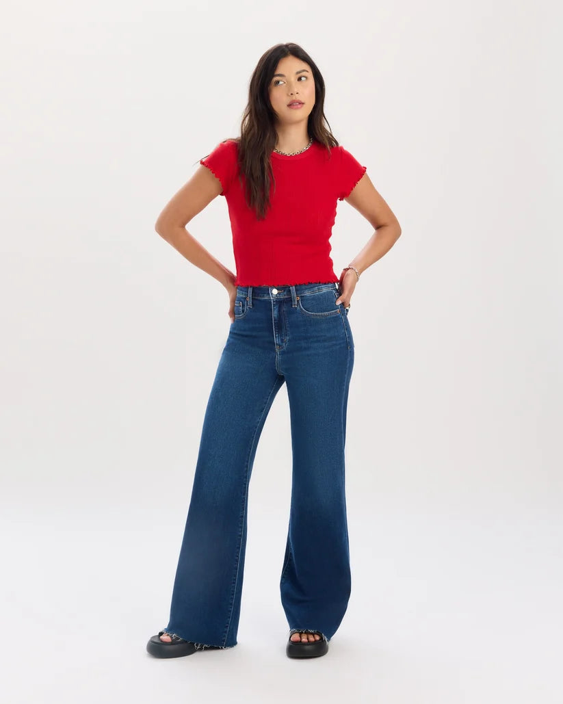 Far Out Wide Leg Jeans-Waterfall