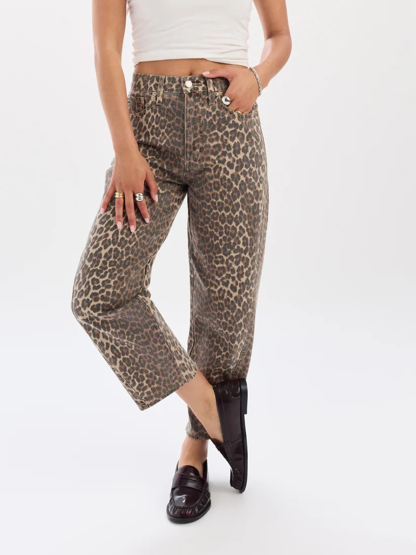 Westward Barrel Jeans- Cool Cat