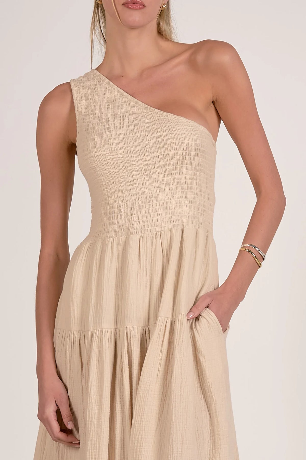 Gracie One Shoulder Maxi Dress