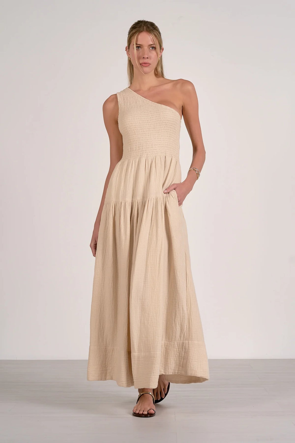 Gracie One Shoulder Maxi Dress