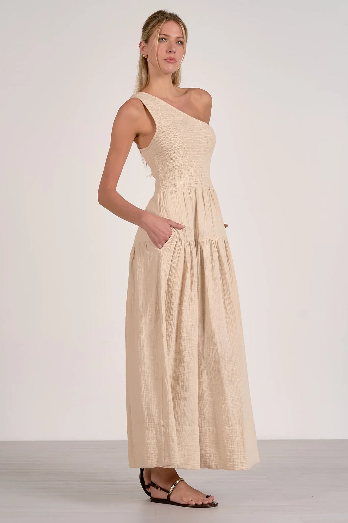 Gracie One Shoulder Maxi Dress