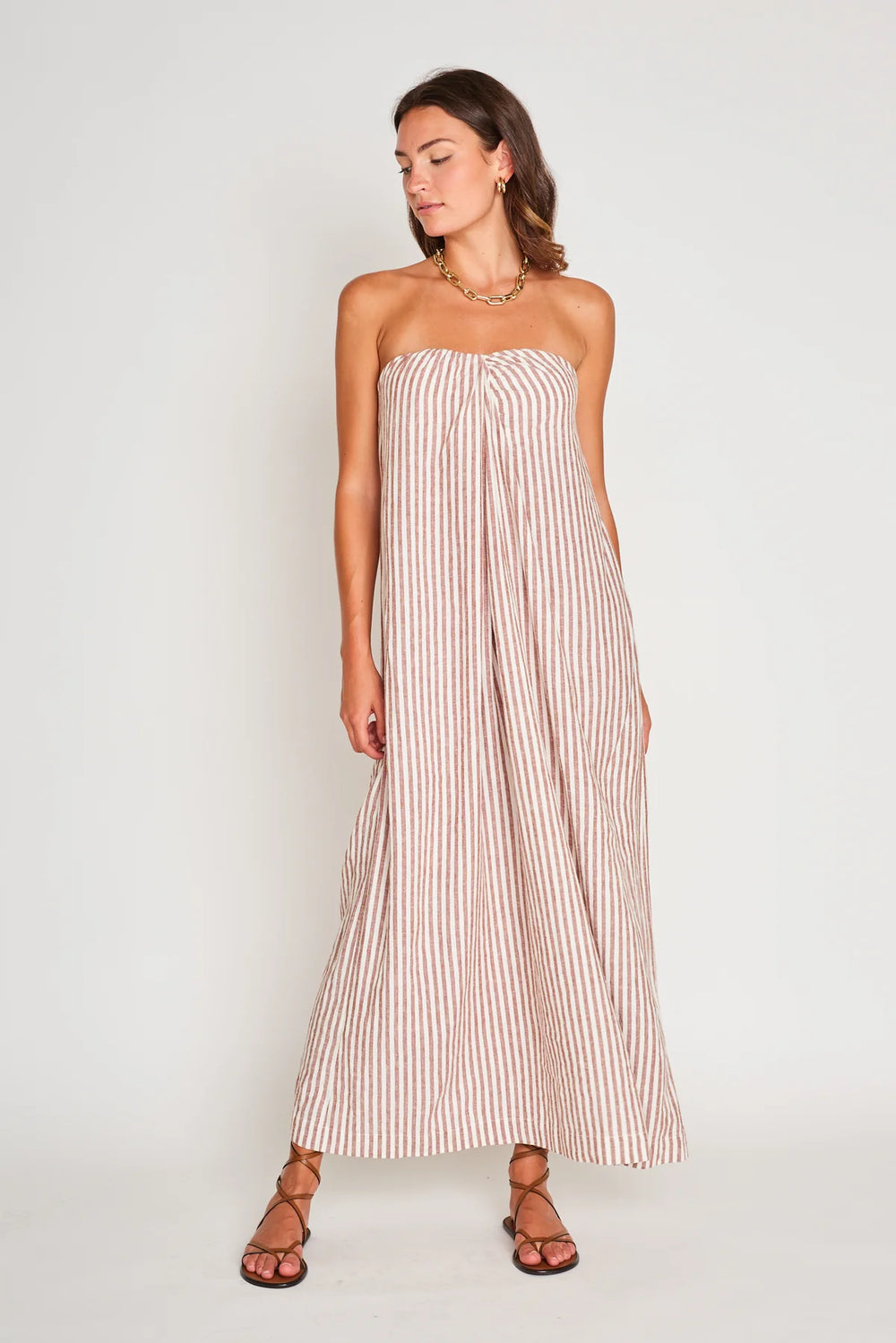 Rosalyn Strapless Maxi Dress – Reverie Boutique