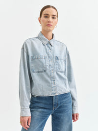 Editor Cropped Button Up