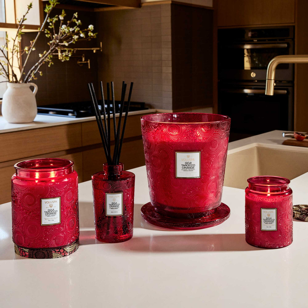 Goji Tarocco Orange Jar Candle