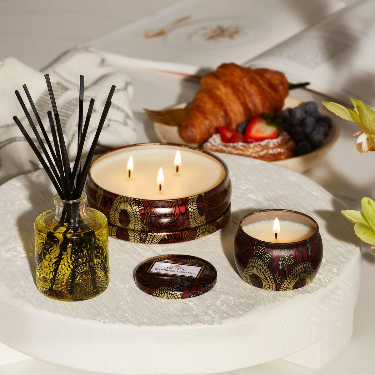 Goji Tarocco Orange Mini Tin Candle