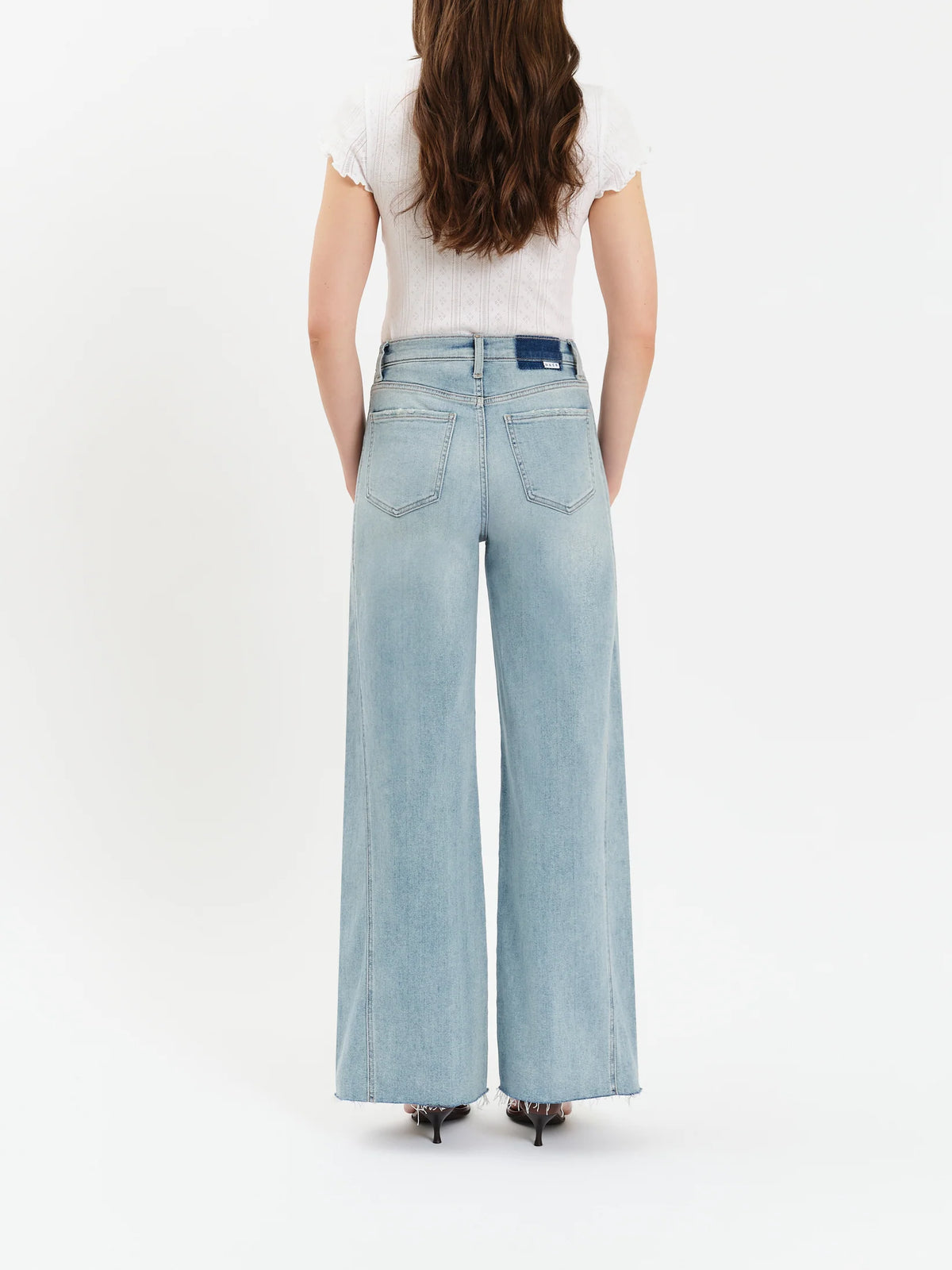 Far Out Wide Leg Jean- Hot Streak