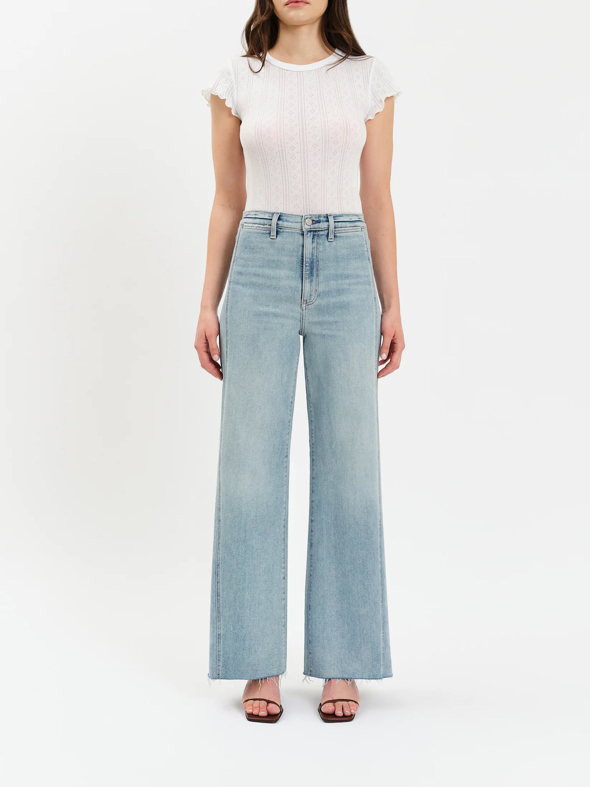 Far Out Wide Leg Jean- Hot Streak