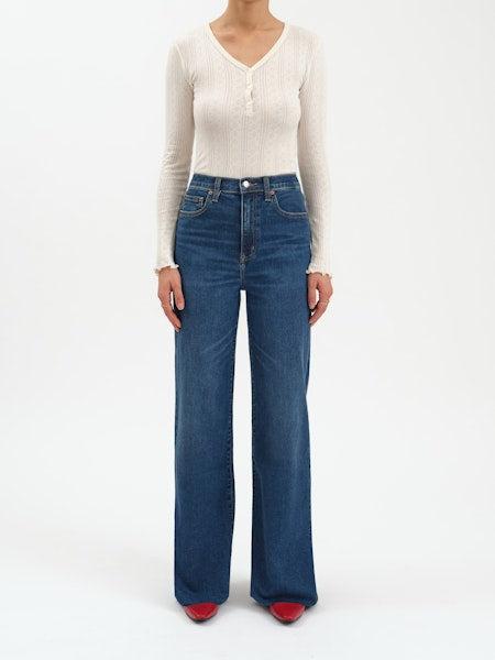 Far Out Wide Leg Jeans-Waterfall