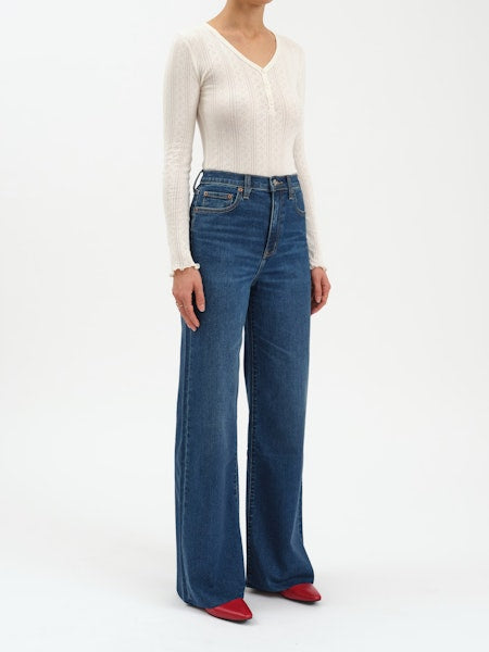 Far Out Wide Leg Jeans-Waterfall