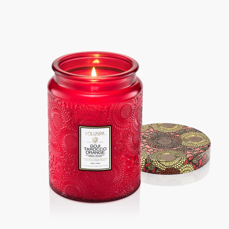 Goji Tarocco Orange Jar Candle