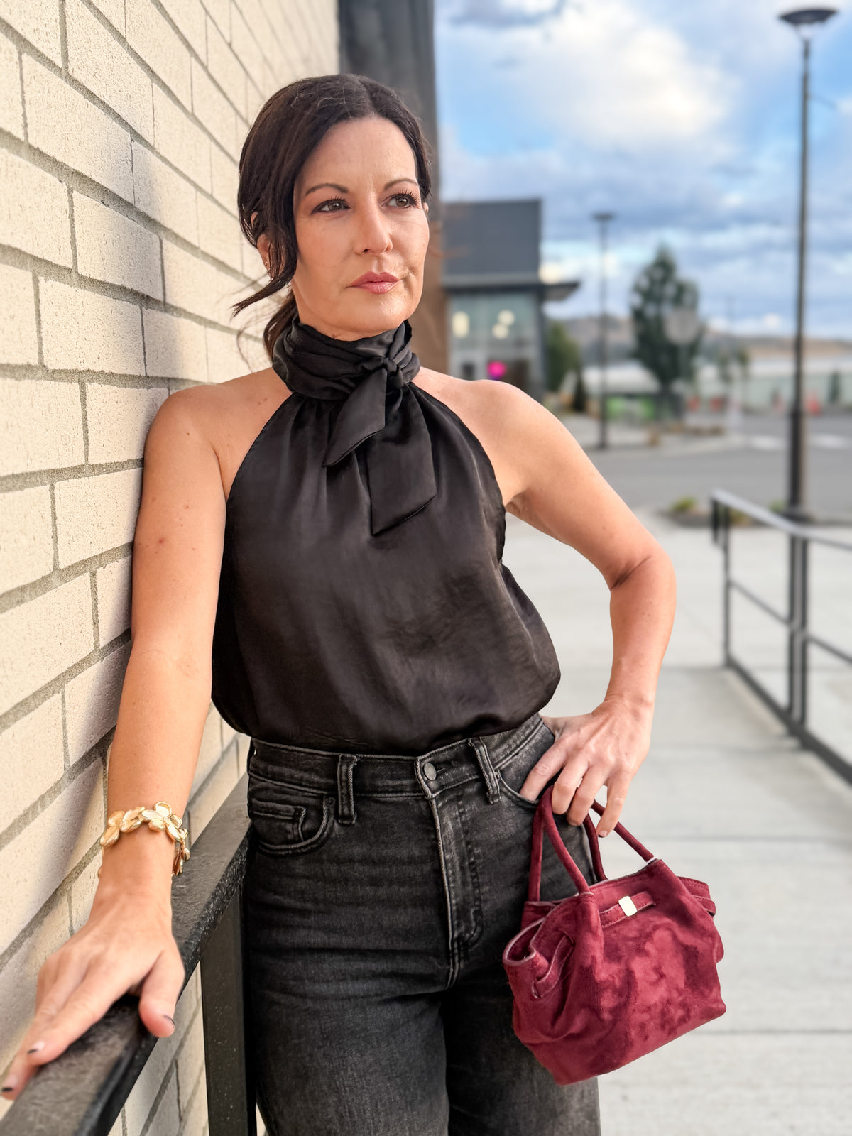Cleo Halter Blouse