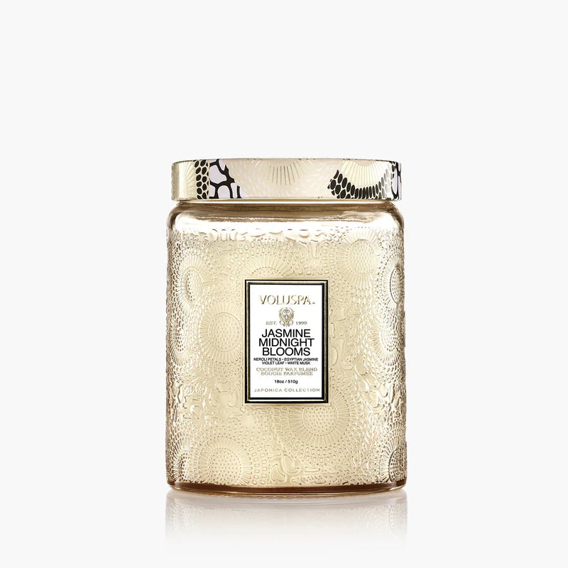 Jasmine Midnight Blooms Jar Candle