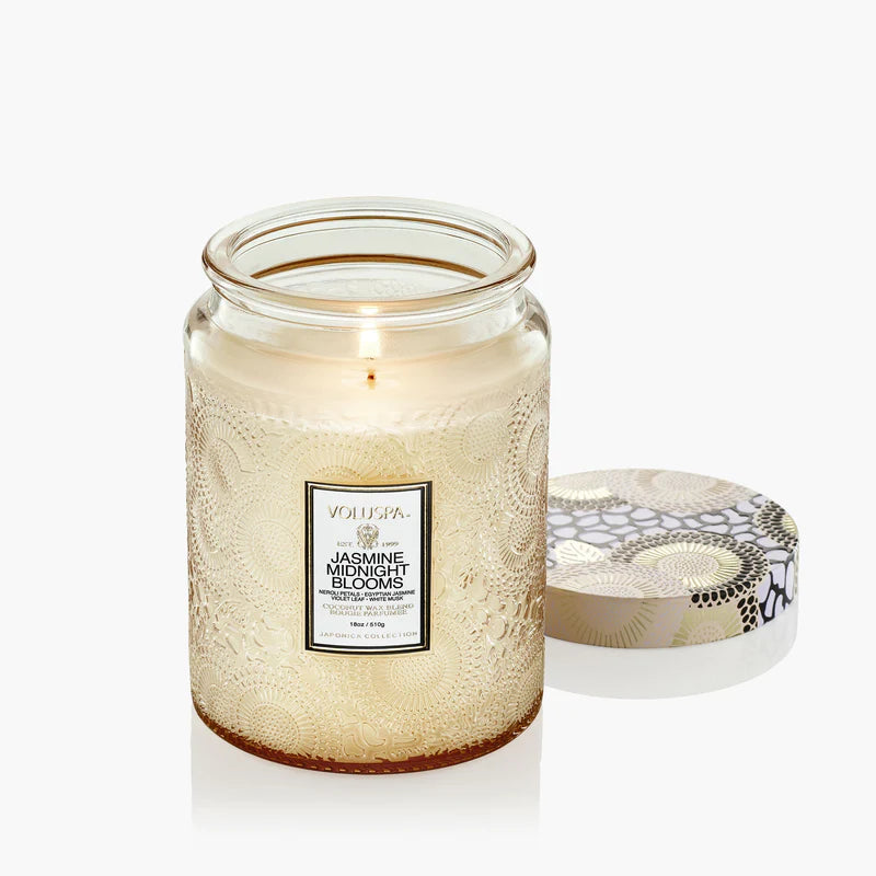 Jasmine Midnight Blooms Jar Candle