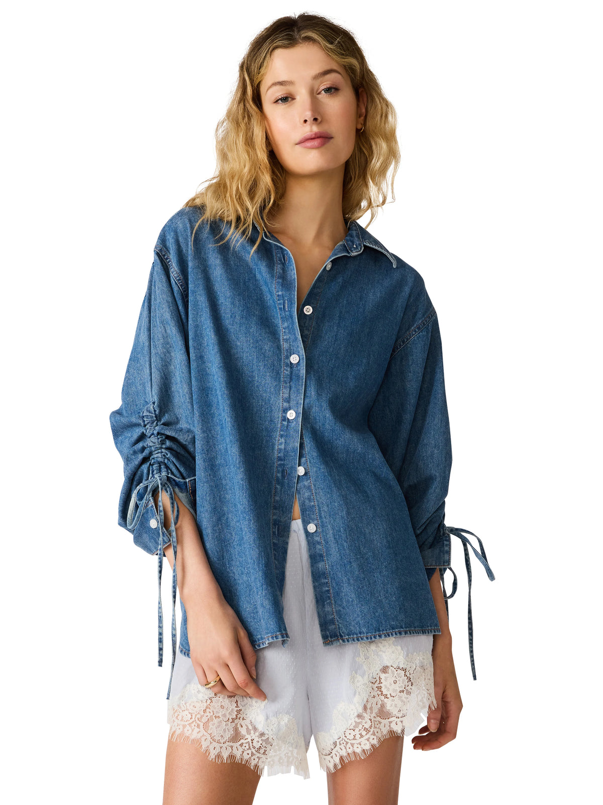 Merrit Denim Top