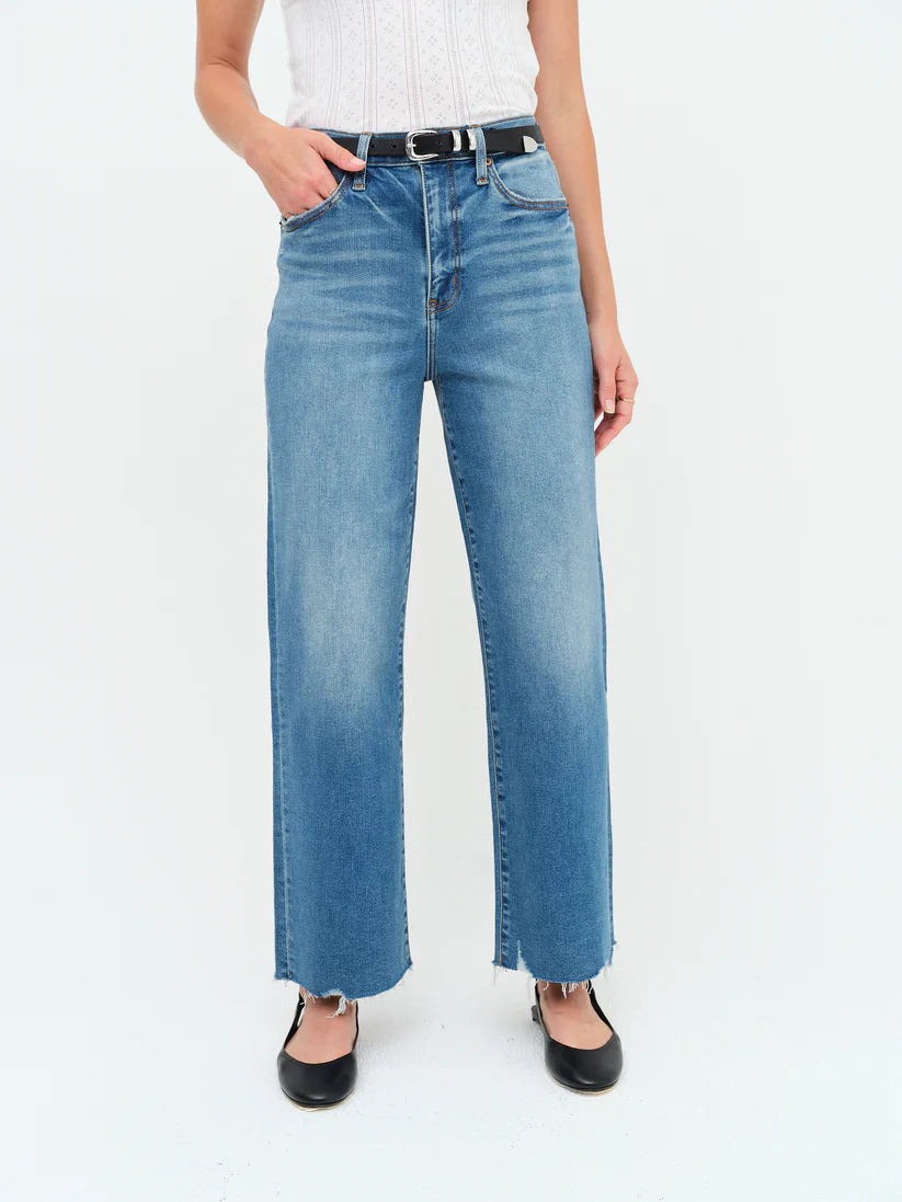 Pleaser Wide Ankle Jeans-Vibe Check