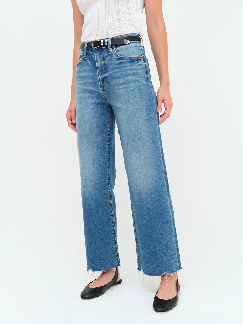 Pleaser Wide Ankle Jeans-Vibe Check