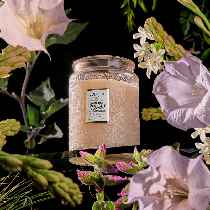 Jasmine Midnight Blooms Jar Candle