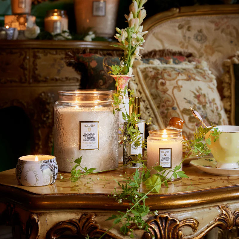 Jasmine Midnight Blooms Jar Candle