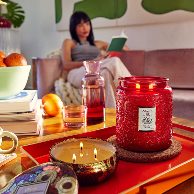 Goji Tarocco Orange Jar Candle
